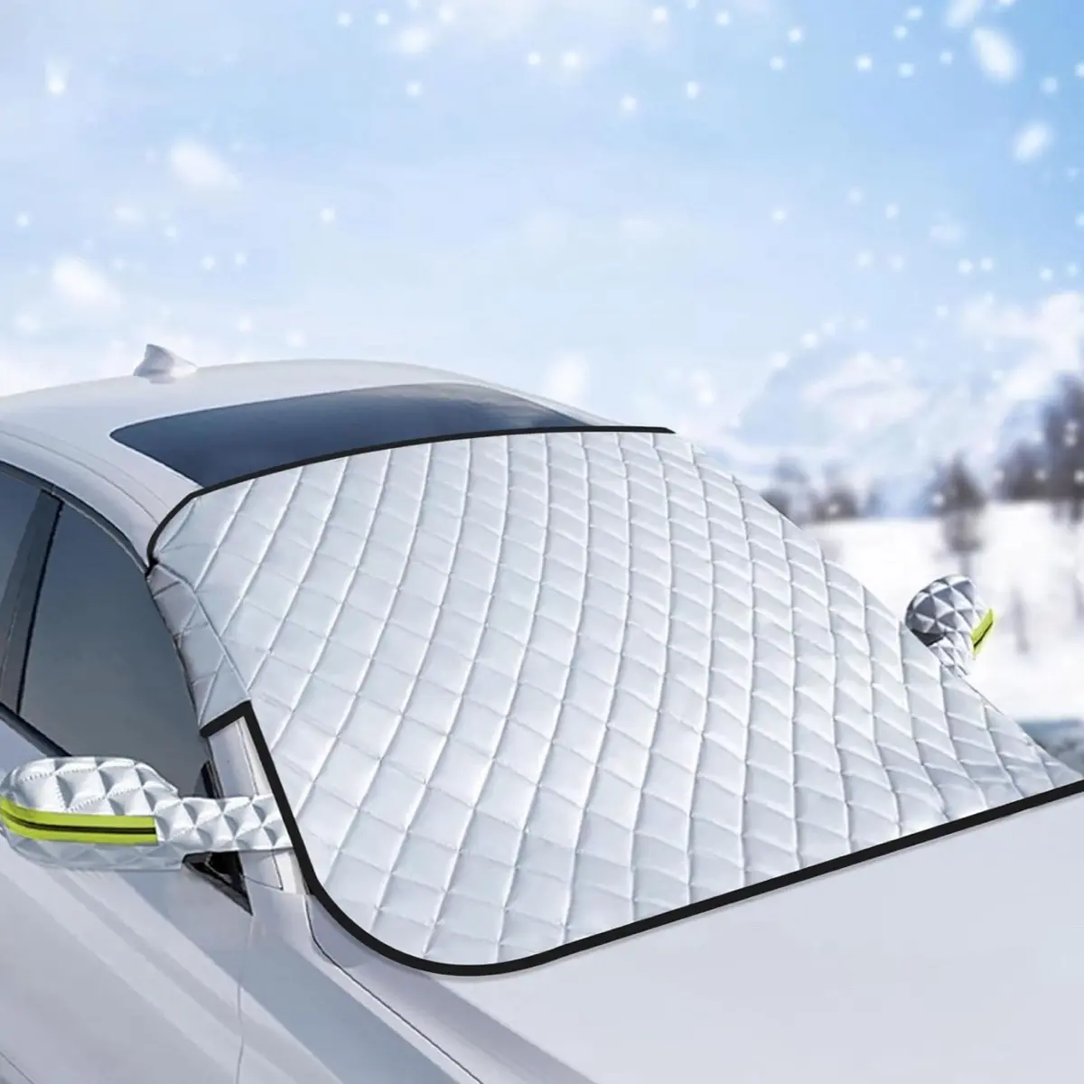 Windscreen Covers Frost, Car Windscreen Cover for Winter, Car Screen Cover Winter Thicken, Car Frost Windscreen Cover for Snow Ice Frost Sun UV Protection, Perfect for Cars and SUVs (63'' x 51'') 4.6 4.6 out of 5 stars (22) Hejo Car Windscreen Cover