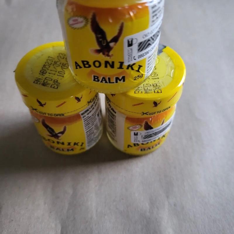 Aboniki Balm for Muscle Relief and Pain x 3 Eucalyptus Comfort Body Care Oil Blend 8