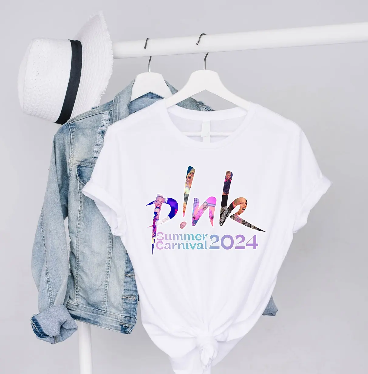 Pink Summer Carnival 2024 Tour Tshirt, Concert Tee shirt Summer Carnival Tour 2024, P!nk T-shirt