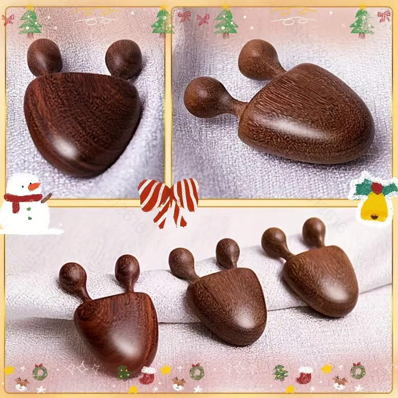 [Fragrance-Free Nose & Eye Relief] Sandalwood Nose & Face Massager - Eye Relief Tool, Battery-Free, Fragrance-Free 2