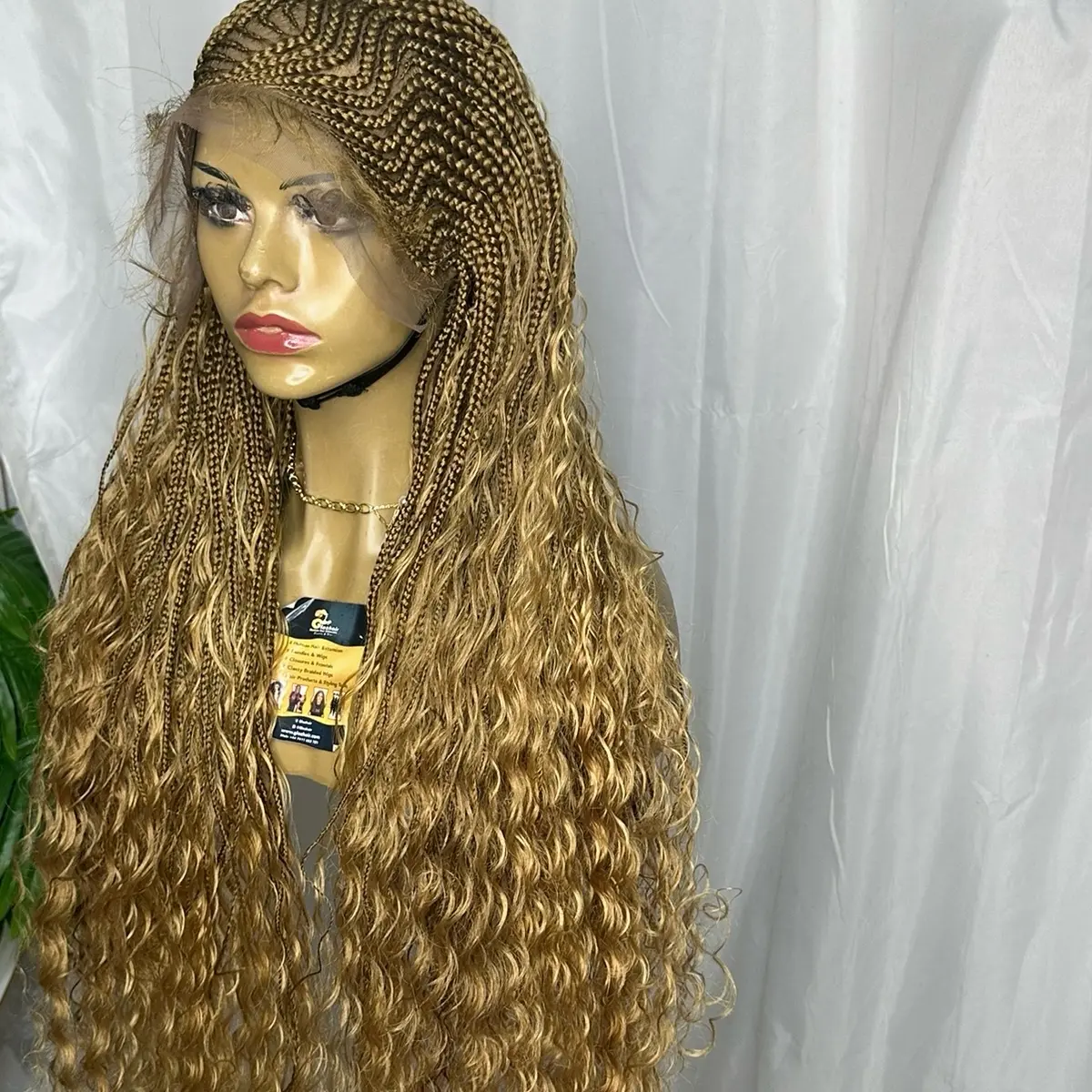 Frontallacestylish bohemian braidswig