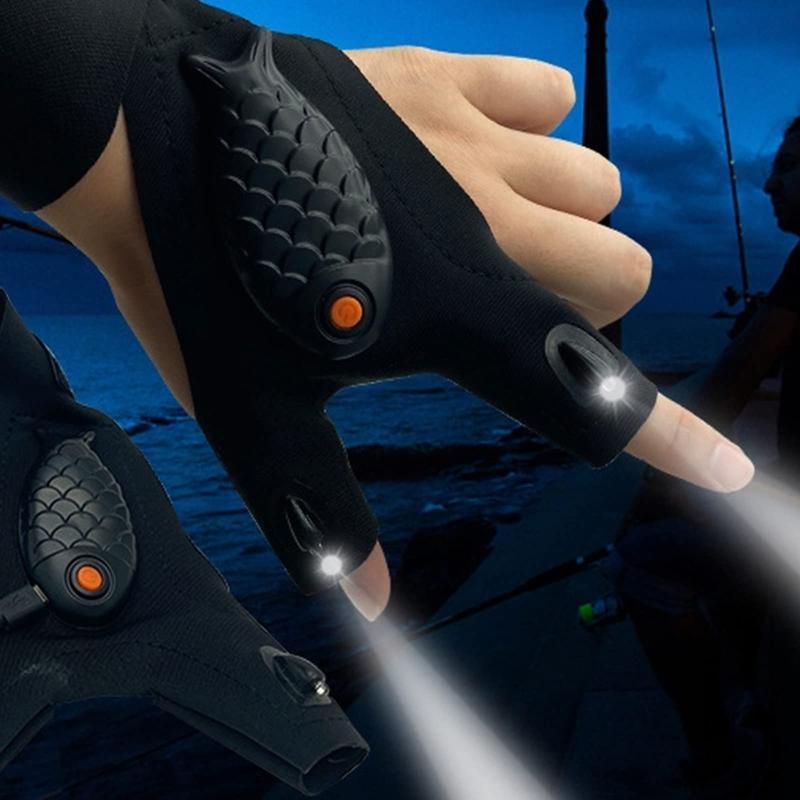Product Introduction of 【Today's special offer】Adjustable LED Flashlight Gloves for Night Work and Camping Adjustable LED Flashlight Gloves for Night Work and Camping 0