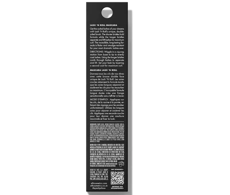 Lash 'N Roll Curling Mascara for Visibly Lifted Lashes - Long-Lasting Formula, Vegan & Cruelty-Free - Black - Eyelashes, Makeup Gel Cosmetic 4