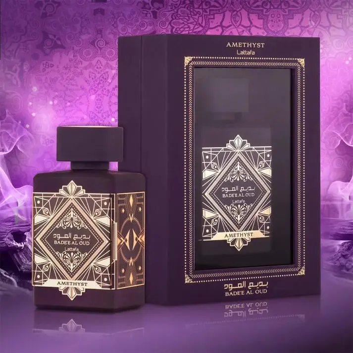 Badee Al Oud Amethyst by Lattafa 100ml! Eau De Parfum! Luxurious Fragrance!