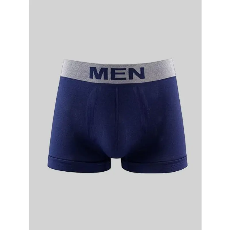 10pcs Comfy Mens Boxer Briefs - Soft, Breathable, Seamless, Medium Stretch Polyester Trunks with Elastic Waistband for Casual Daily Wear - Solid Color, Knit Fabric, No Sheer Menswear Underwear 6