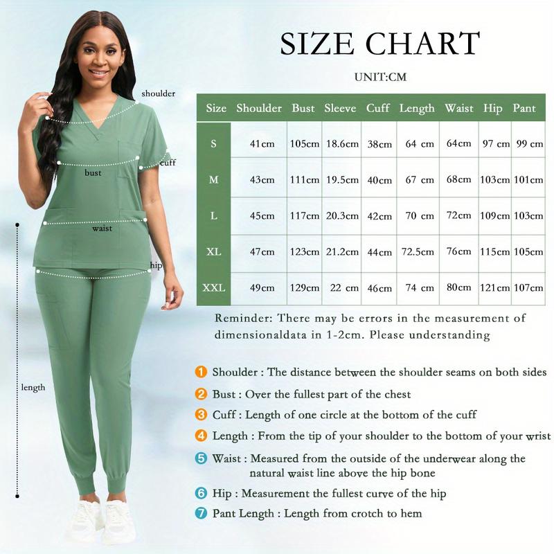 Product Introduction of Premium Polyester Nurse Scrub Set – Stylish Fitted Uniform with Badge Pouch | Perfect for Nurses & Veterinarians 6