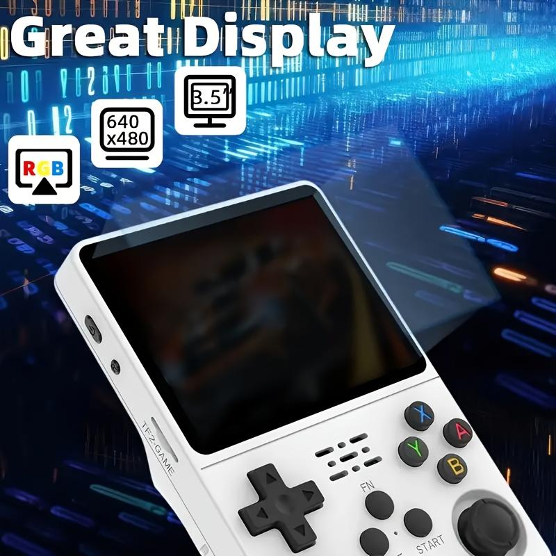 [Portable Handheld] Mini Retro Console Portable Handheld Game Player - 64G, 3.5-Inch IPS Screen, 7 Colors - For Nostalgic Childhood Memories 3