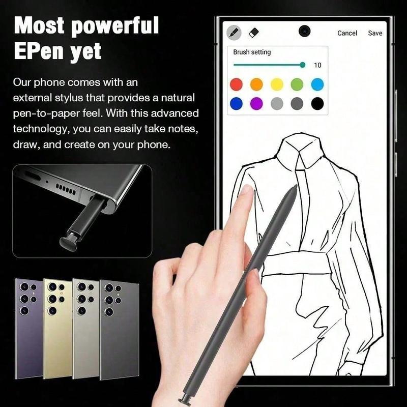 Unlock New S24 Ultra Smartphone Unlocked 7.3-inch HD 5G Gen3 16GB+1TB Android 14 8000mAh 70+108MP Phone Facial Recognition Camera Communication Device Flash Game Memory Christmas Multi Color Galaxy Phone telephone backup  phone 4