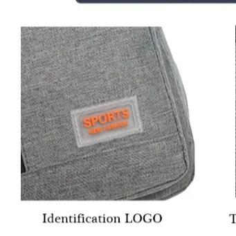 Sports Unisex Double Layer Crossbody Chest Bag with Adjustable Strap and Zip Closure 1