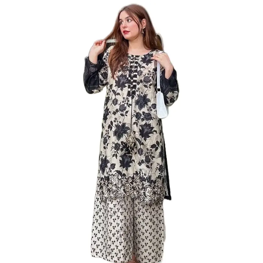 Balck Elvis Embroidered 2 pc outfit
