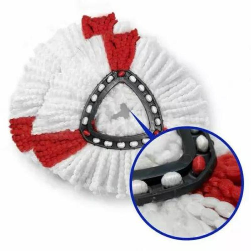 6pcs Refill Microfibre Mop Head for O-Cedar 1 Tank System EasyWiring and Vileda Mop Replacement Microfiber Absorbent 2