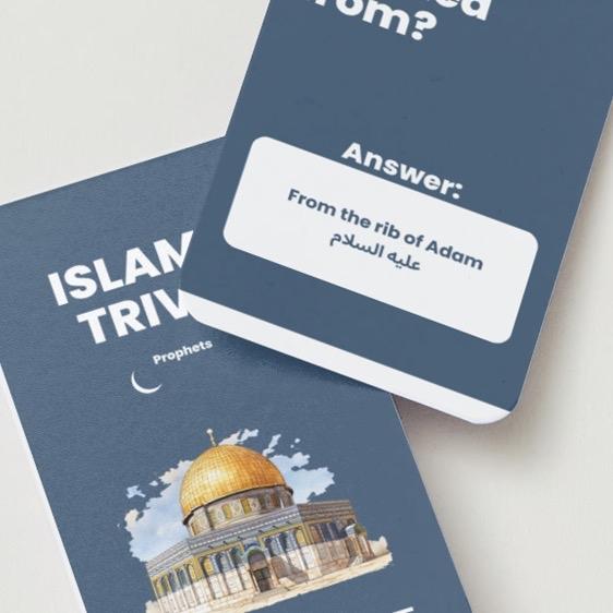 Islamic Trivia Cards: Test Your Knowledge on the Lives of the Prophets 2