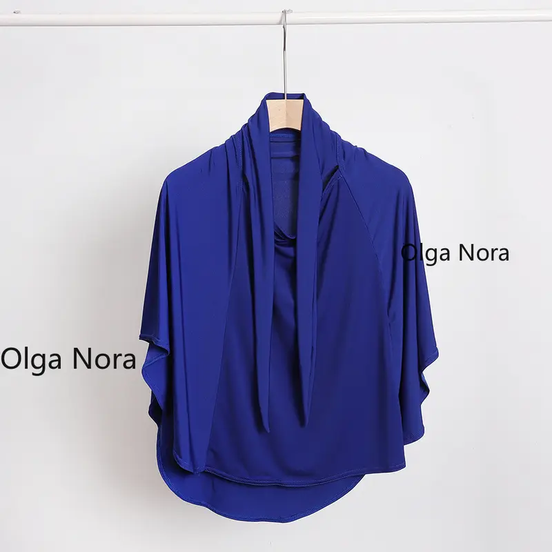 Olga Nora ON2751ON Versatile Women's Headscarf with Face Cover - Double Layer Modest Hijab for Daily Wear and Special Occasions square  hijab 4