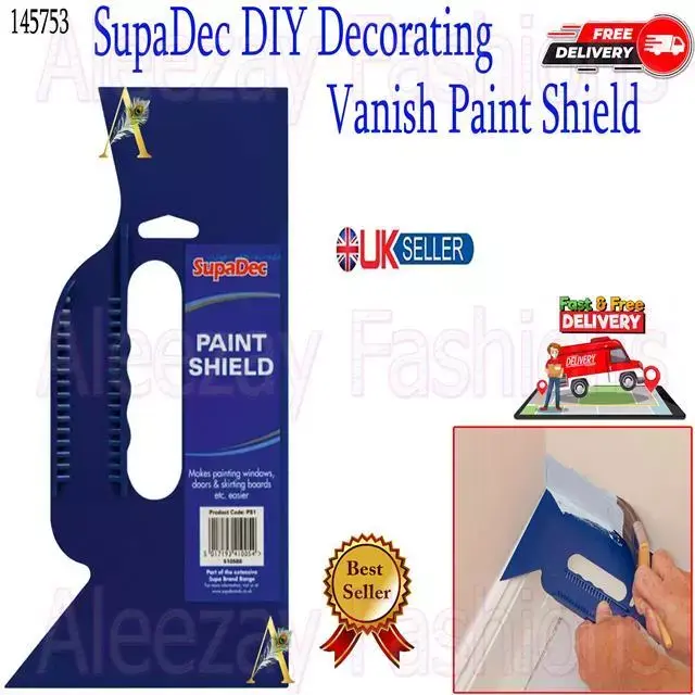 SupaDec DIY Decorating Vanish Paint Shield Guard Tool: Perfect for Cutting Angles and Edges