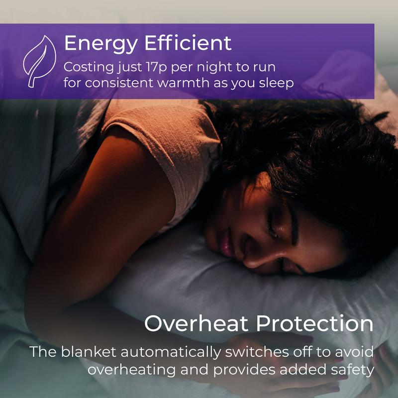 Single Fitted Electric Under Blanket with 40cm Skirt 3