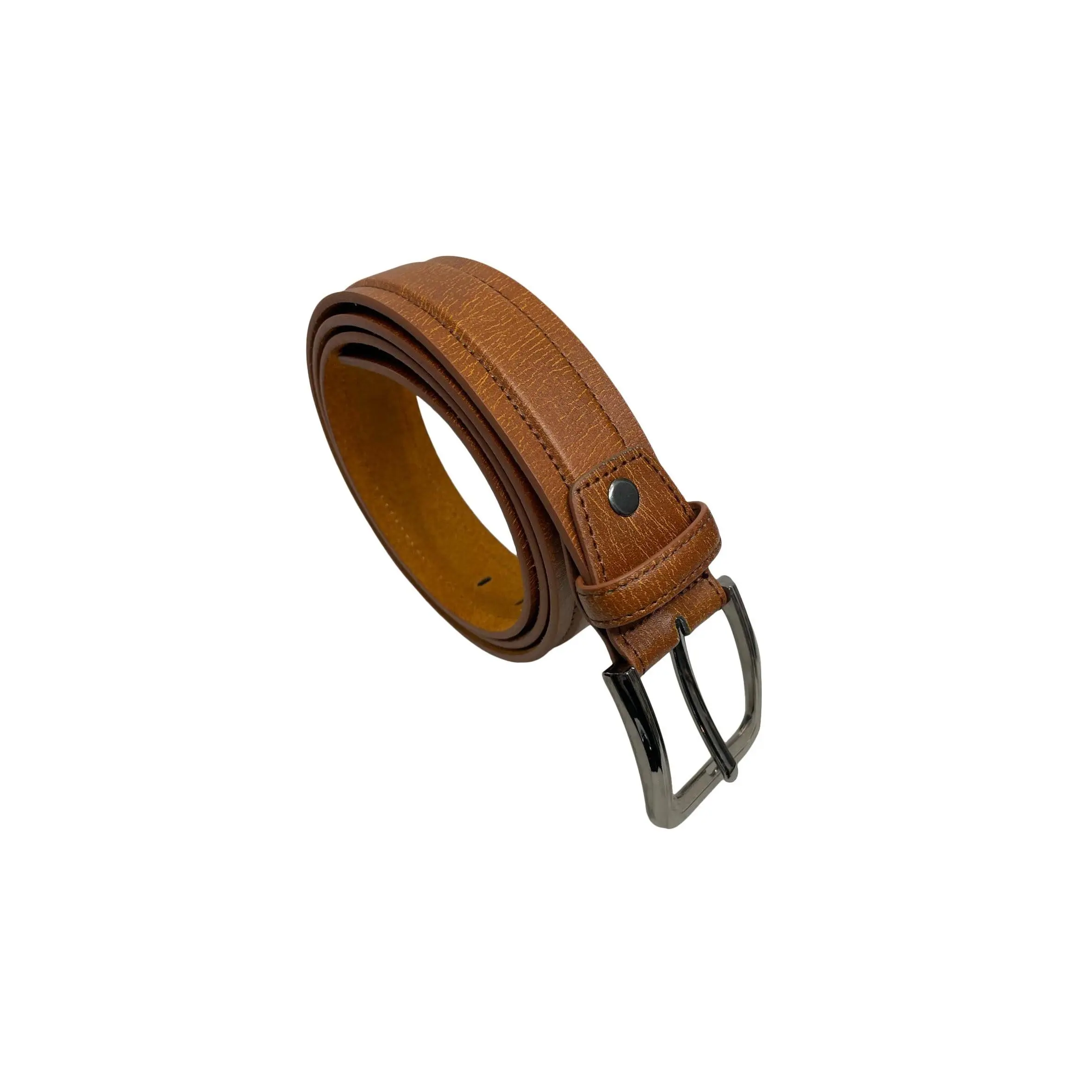 Men's Trouser Belt, Light Brown (Tan), Waist 28"- 48", Stylish Belt 1.5" Wide