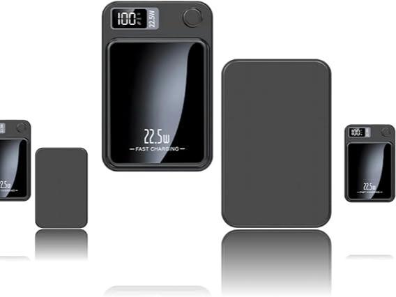Portable Magnetic Wireless Power Bank, 1 Count 5000mAh 22.5W/PD20W Fast Charging Power Bank with LED Digital Display, Suitable for Outdoor Travel, Power Bank for Smartphone, Mobile Phone Accessories, for Magsafe Charger, Travel Accessories 5