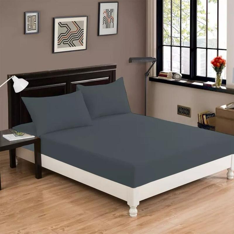 Luxury 25cm Extra Deep Hotel-Quality Microfiber Fitted Sheet – Soft, Breathable & Wrinkle-Free Bed Sheet – Multiple Colors & All Sizes 6
