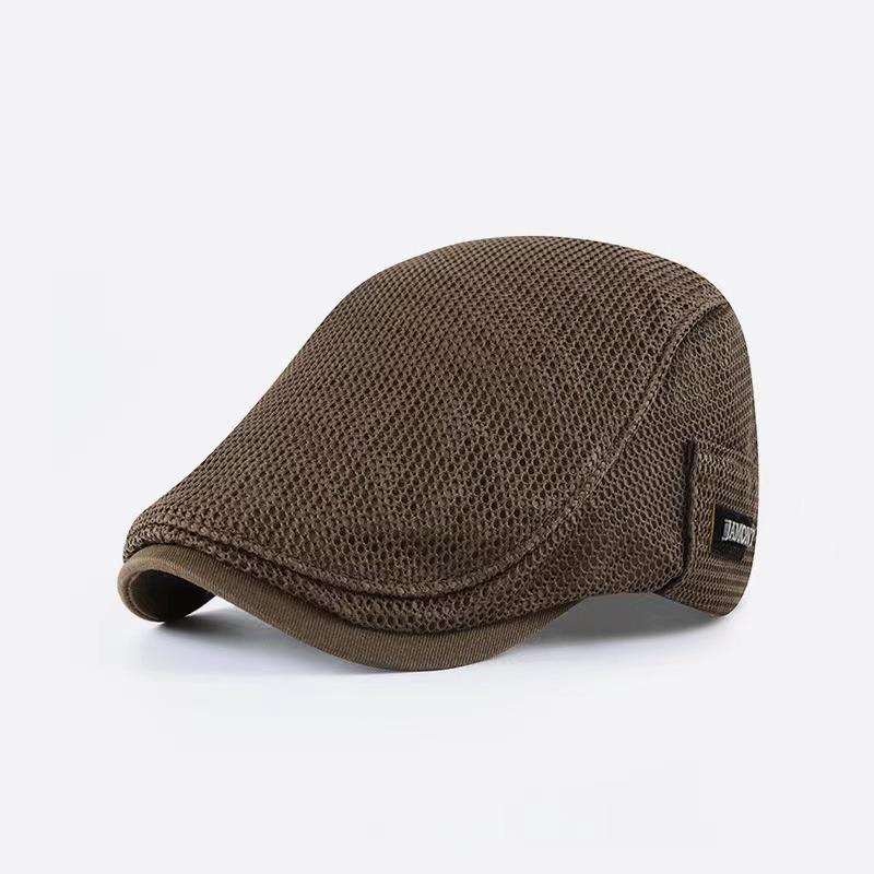 [Durable Weave] Breathable Mesh Beret for Men and Women - Lightweight, Sun Protection, Solid Color, Polyester, Ideal for Easter 8