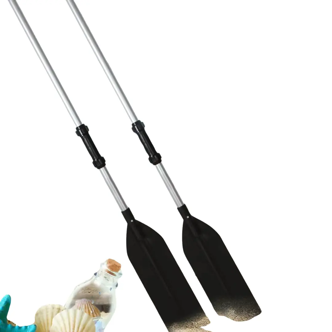 2 in 1 Detachable Boat Oars Kayak Paddles Aluminum Dinghy Surfing Canoe Raft  Kayak Paddles Adjustable Portable Boat Oars Aluminum Alloy Detachable Afloat Kayak Oars Boat Rafting Canoe Paddle Tool for Inflatable Boat Kayak