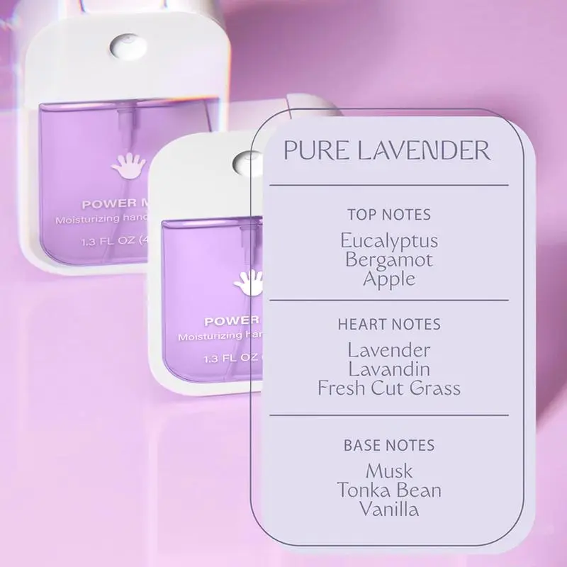Women's Hydrating Hand Sanitizer Mist: Alcohol-Free, Moisturizing Formula - Perfect for On-the-Go Cleanliness, Available in Single or 6-Pack 4