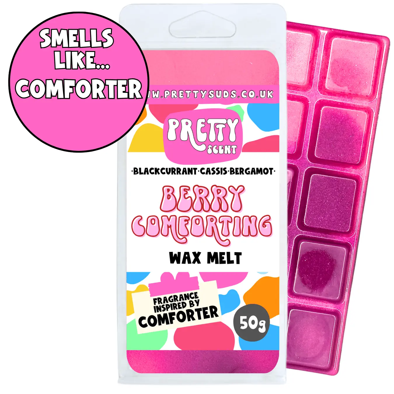 Berry Comforting Soy Wax Melt Bar 50g