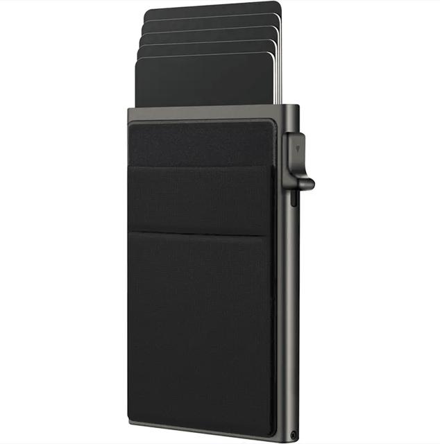 Men RFID Blocking Wallet Auto Pop up Credit Card Holder Aluminium Money Clip 3
