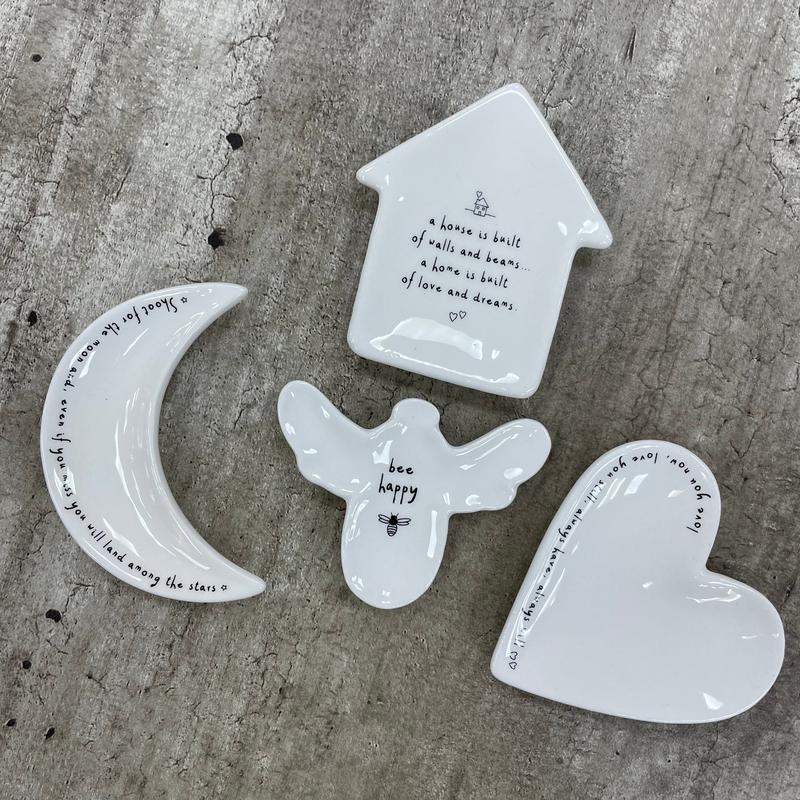House Trinket Quotable Dish - 'A house is built of...' 3
