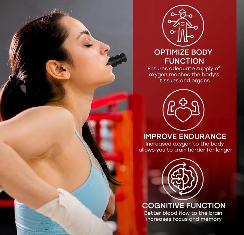 Product Introduction of Lung Trainer - Portable Breathing Exerciser for Enhanced Lung Capacity, Adjustable Resistance Handheld Device for Respiratory Therapy, Ideal for Athletes & Fitness Enthusiasts. Easy to Clean. barbells original  lava 16
