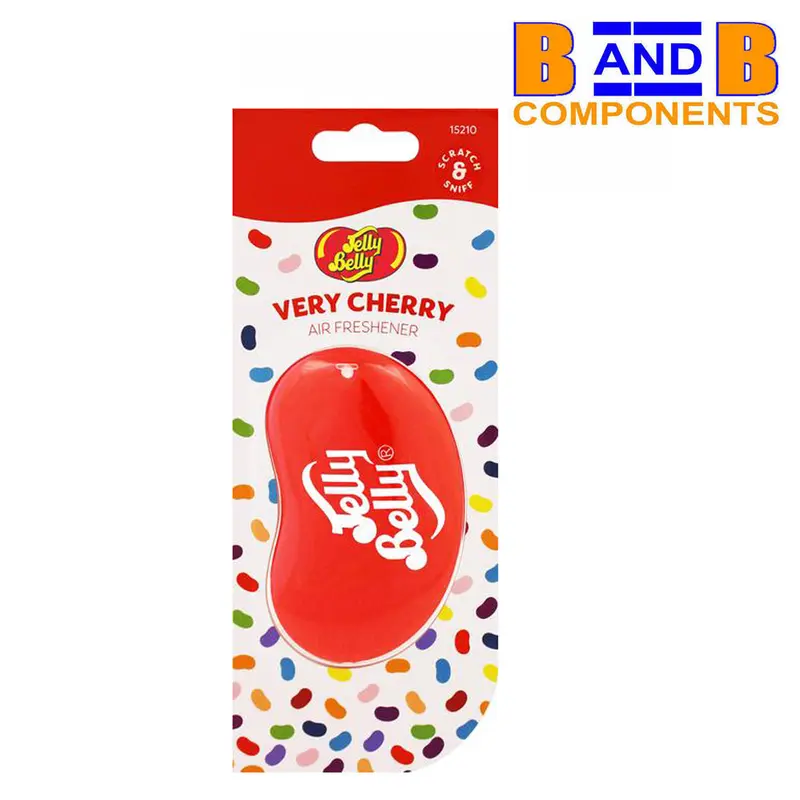 Jelly Belly Very Cherry Duo Vent, 3D, Spray & Can Car Air Freshener Set A1715 2