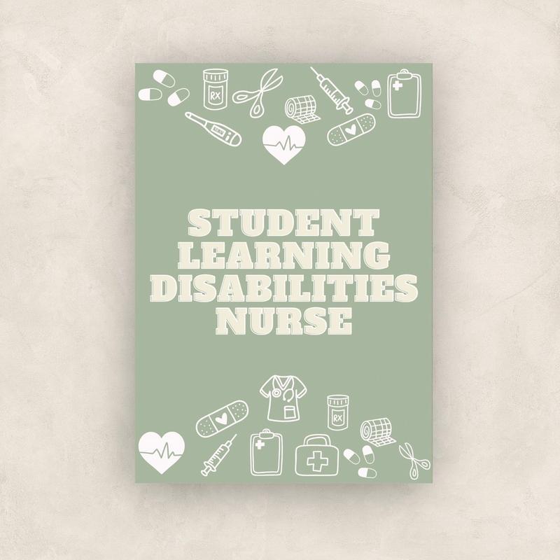 Student Nurse Planner, Weekly Undated, Paediatrics, Mental Health, Learning Disabilities Nurse, Wirobound, Meds Learning Tracker, Placement Tracker 5