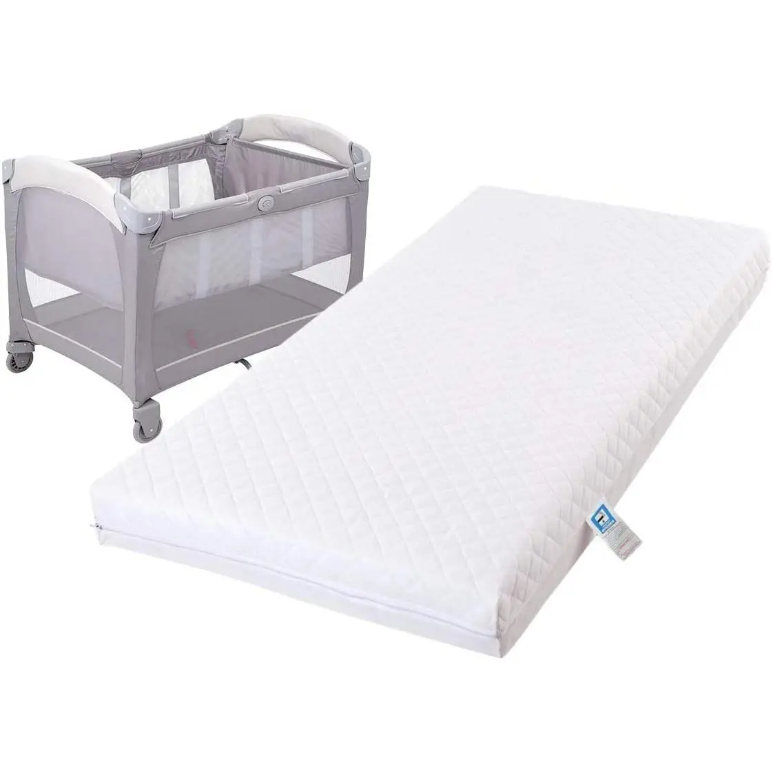 Northern Luxe Travel Cot Mattress fits Graco, Red Kite, Mothercare &amp; many more