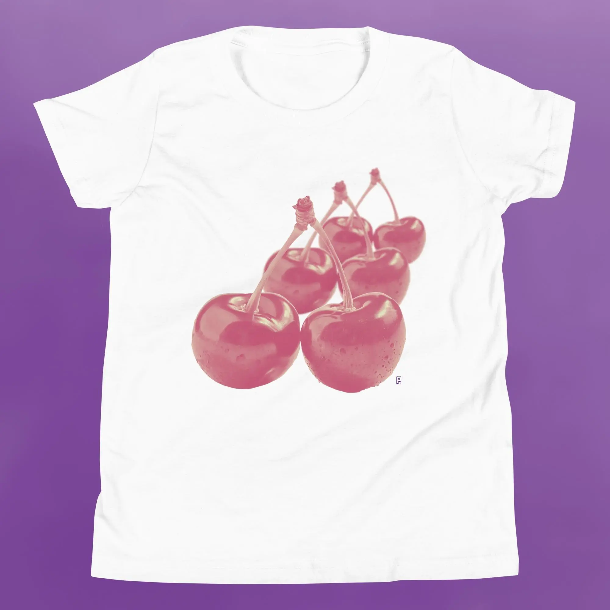 'Cherry Red Lineup' Baby Tee