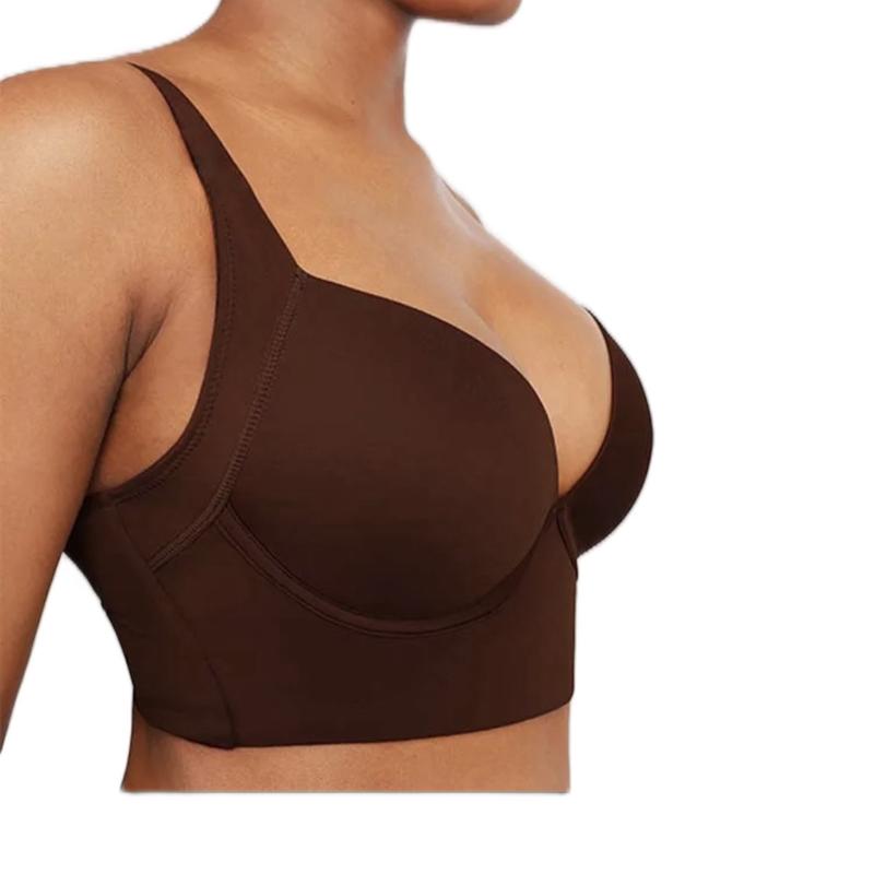 Plus Size Comfortable Full Cup and Wide Coverage Back Fat Bra Fit Womenswear victoria secret push wireless casual Day Underwear Bridal Basic Minimalist 2