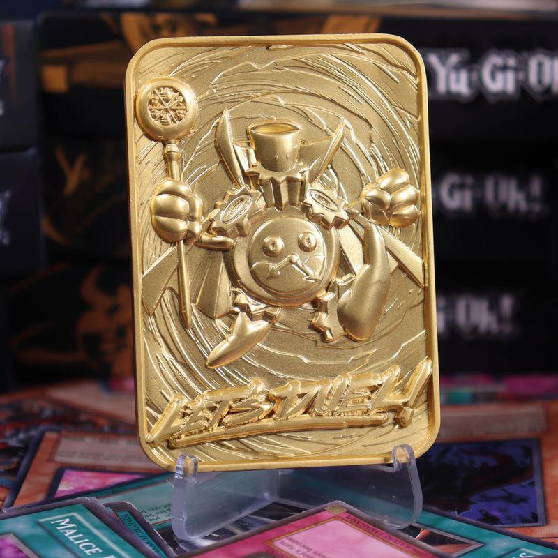 Yu-Gi-Oh! Limited Edition 24k Gold Plated Time Wizard Metal Card 3