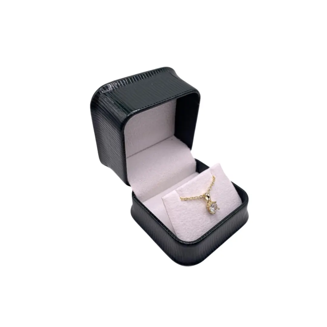 Dubai Gems yellow gold finish Round Cut Created Diamond Pendant Necklace Daily Birthday Wedding Anniversary Christmas