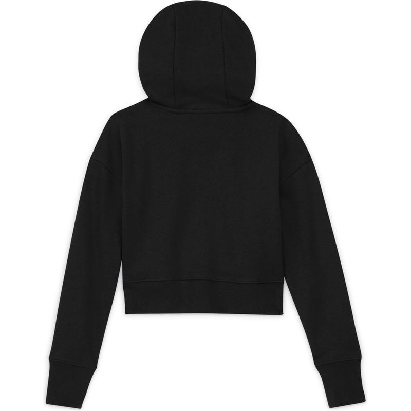 Nike Girls Club Crop Hoody Junior Oth Hoodie Hooded Sweatshirt Top 3
