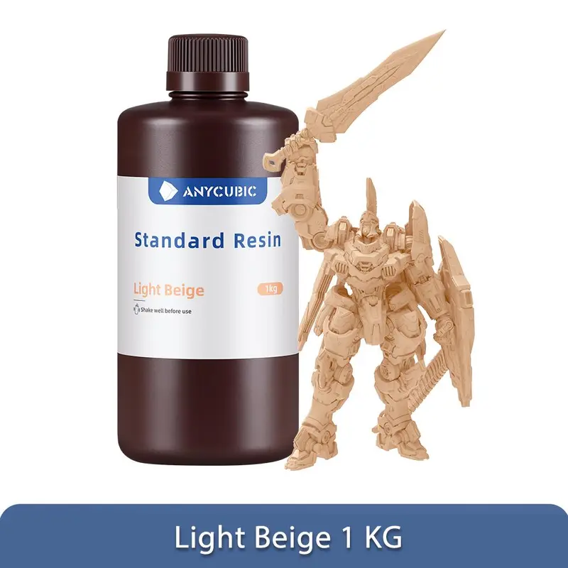 ANYCUBIC 1kg/10kg Liquid Photopolymer Standard Resin 405nm UV Resin For LCD 3D Printer Printing Material For Photon Mono 7