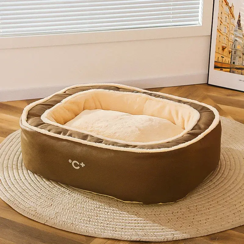 HOOPET Dog House Winter Warm Dog Bed Pet Supplies Four Seasons Universal Dog Cushion Winter Sleeping with Warm Sleeping Cushion products 6