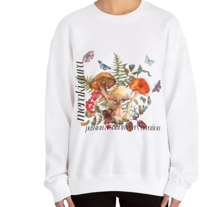 MERAKI AURA MUSHROOM Unisex Crewneck Sweatshirt 3