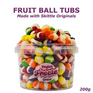 Project Freeze Dried - Fruit Balls 200g Original - Freeze Dried Sweets - Vegetarian & Halal -  VIRAL & BESTSELLING - Skittles - UK Snacks Fruit Candy Skittles Original