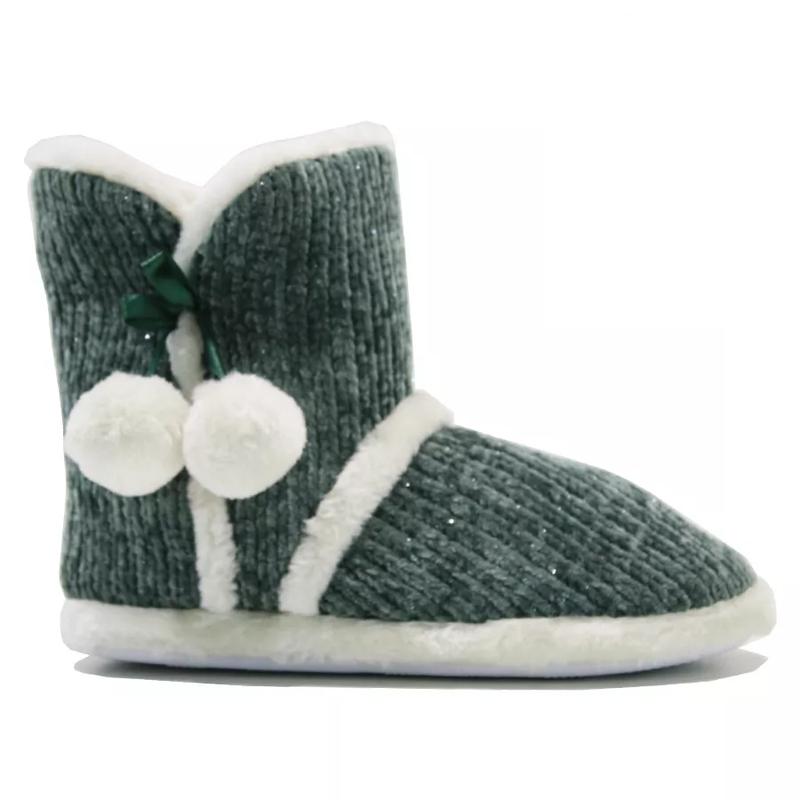 Ladies Dunlop Memory Foam Slippers Winter Fur Slip-On Warm Winter Booties Size Girl Women Shoe Footwear 3