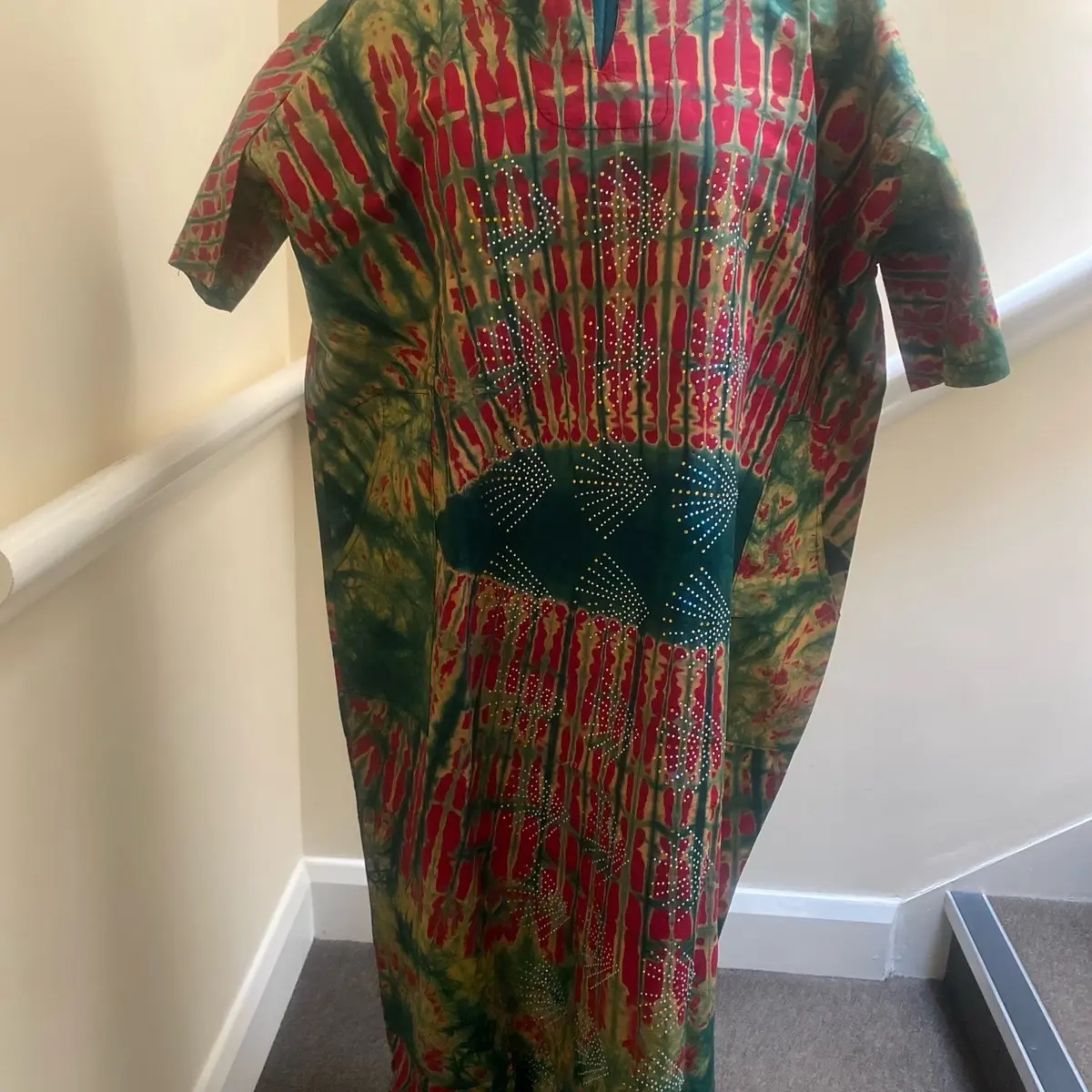 Simple Afrocentric Designs Straight Gown for Women up to size 18- Loungewear - Womenswear