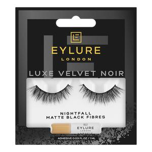 EYLURE LUXE Velvet Noir Style Nightfall- False Eyelashes Faux Faux Mink Makeup Cosmetic Lash Extensions Gifting Presents Reusable Long Lasting Pack Valentines Day Gifting Beauty