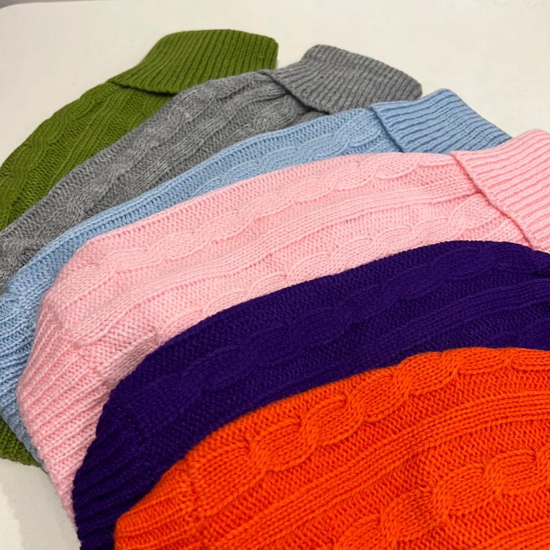 Soft Dog Sweater with High Neck - Smart Quality Jumper in 6 Winter Colours 2