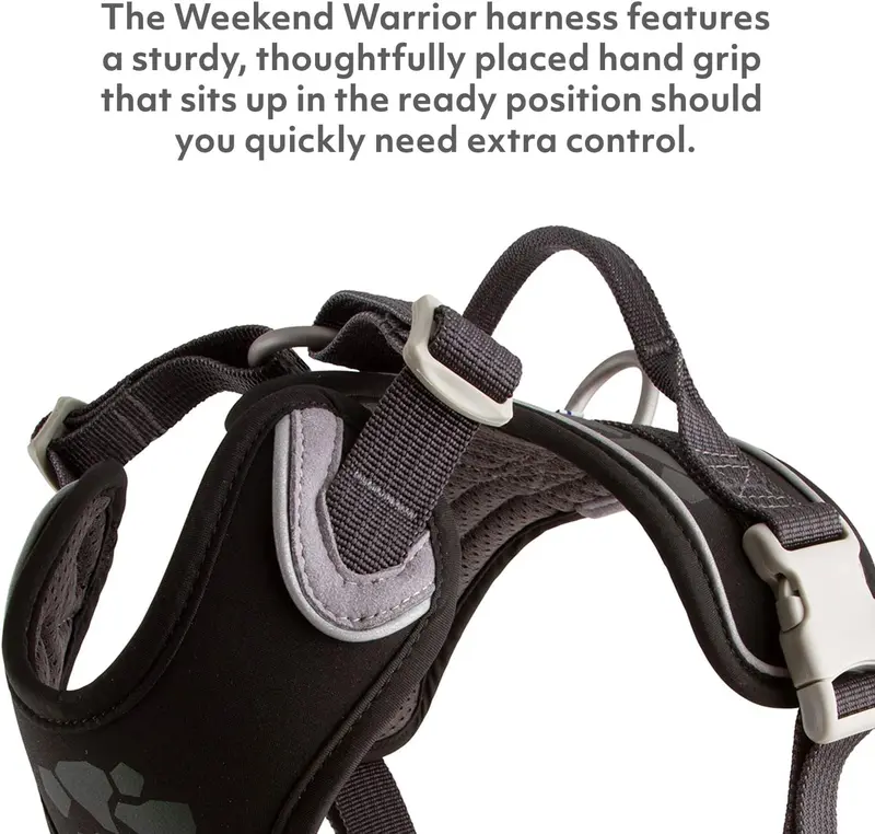 Hurtta - Weekend Warrior Harness - 100-120 cm - black - 1 piece Multi 2
