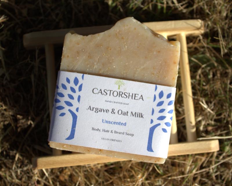 Castorshea Vegan friendly Oat Milk & Honey Soap Bar Body Care Body Wash 5