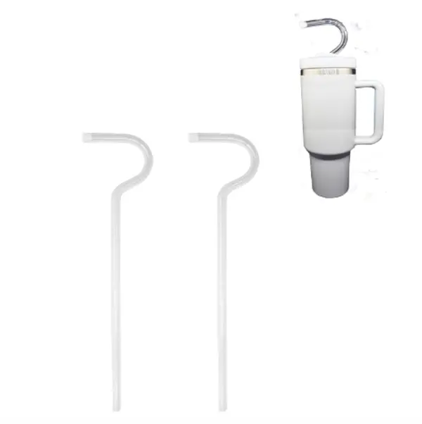 Anti Wrinkle Straw Replacement 40 oz for Stanley Cup, No Wrinkle Straws, 10mm Wide Glass Straws Reusable Cold and Hot Compatible-12.2” Straw