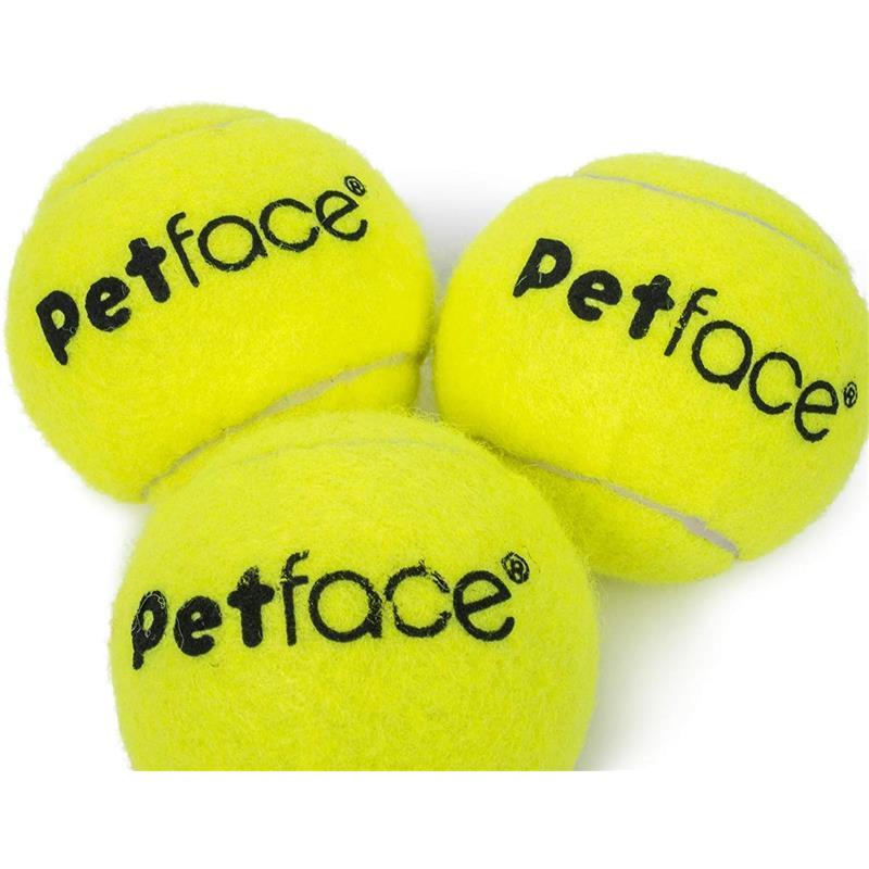 Petface Super Tennis Balls For Dogs, Throw and Fetch, Outdoor Exercise (Pack of 12) squeaky dog toys 1