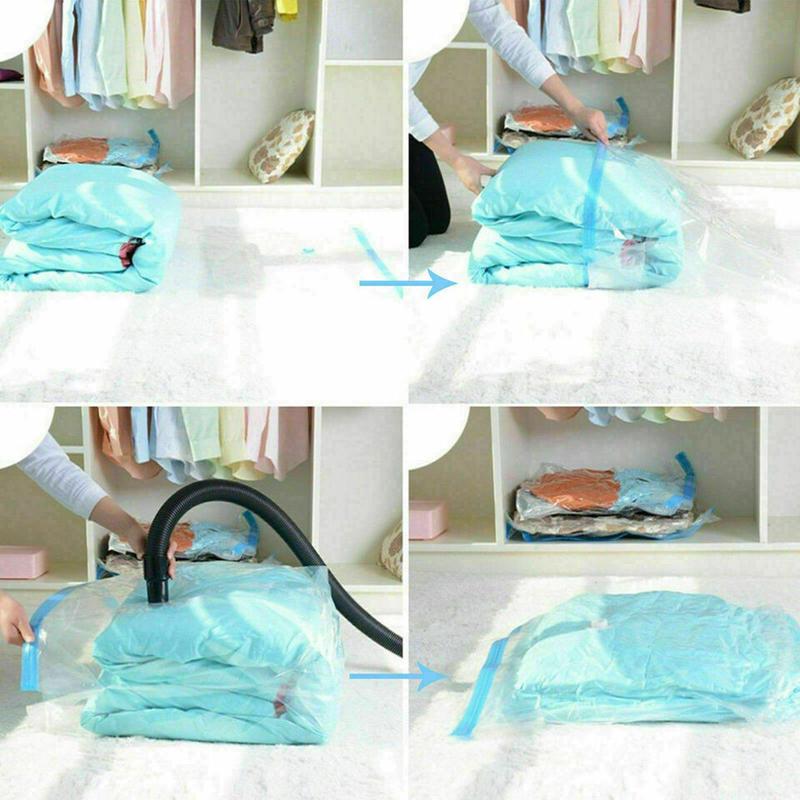 STRONG VACUUM STORAGE SPACE SAVING BAGS VAC BAG SPACE SAVER VACCUM VACUM BAG 3